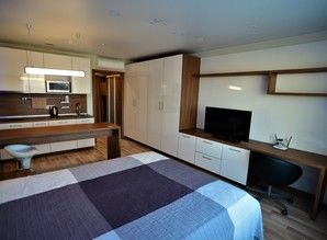 A spacious studio in the Red Whale Tower apartment daily SHarapovskij proezd, Mytishchi